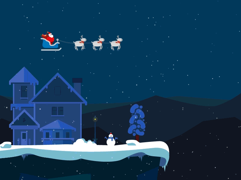 Santa Diaries animation character animation character rigging christmas motion graphics santa snow