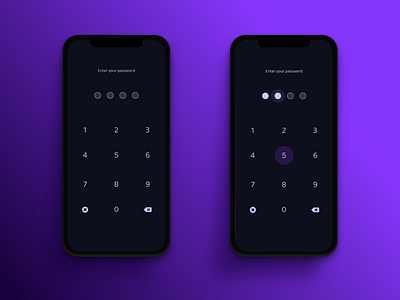 Passcode - Dark Mode