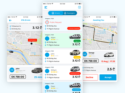 Car Pooling App