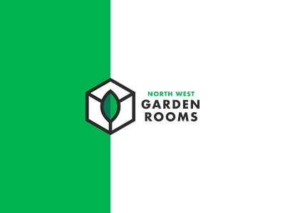 North West Garden Rooms branding design logo typography