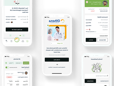 Medicare - Mobile app UI branding business clean ui design enterprise healthcare illustration logo medical ui ux white