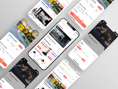 Finesse - Fitness App Mockups