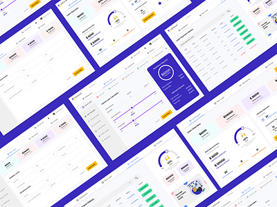 Fintech - Web Dashboard UI admin panel business clean ui dashboard design fintech loan login splash ui ux website white