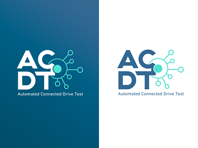 ACDT logo blue connection smart technical