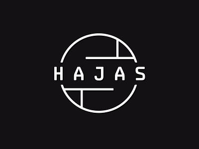 Hajas logo v2 branding clean hairdresser logo salon simple