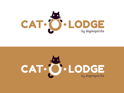 Cat-O-Lodge logo v2 (cat boarding house)