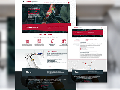 Auware Engineering webdesign branding industry it technology