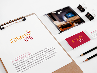 SmartMe logo concept - smart home profile