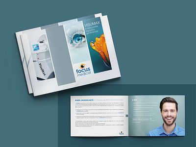 Laser eye surgery brochure design branding brochure clean laser eye surgery