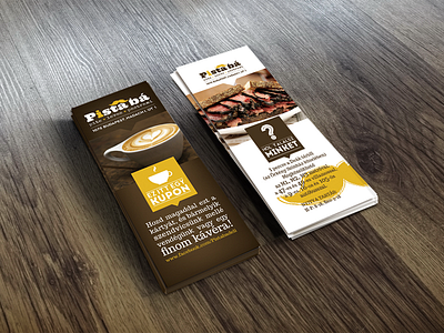 Pista ba – Coffee voucher coffee shop flyer food logo voucher