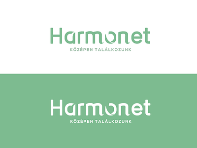 Harmonet logo feminine logo pastel womens portal