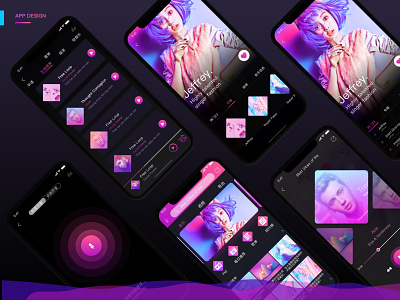 music app app design ui ux 图标