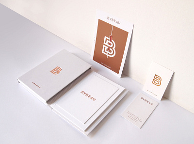 BYBEAU Studio branding design graphic design logo logotype packaging stationary studio visual identity