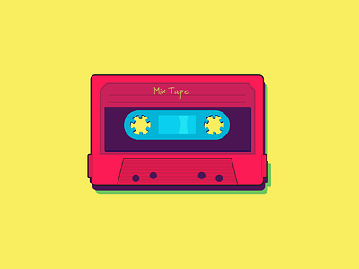 MixTape design graphic design illustrator