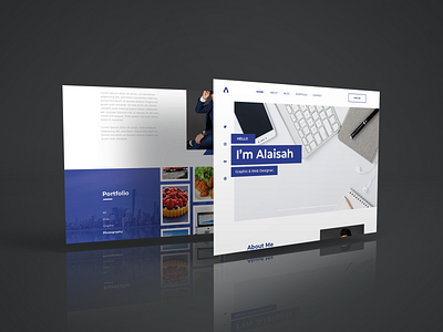 Portfolio Website mockup portfolio design web design