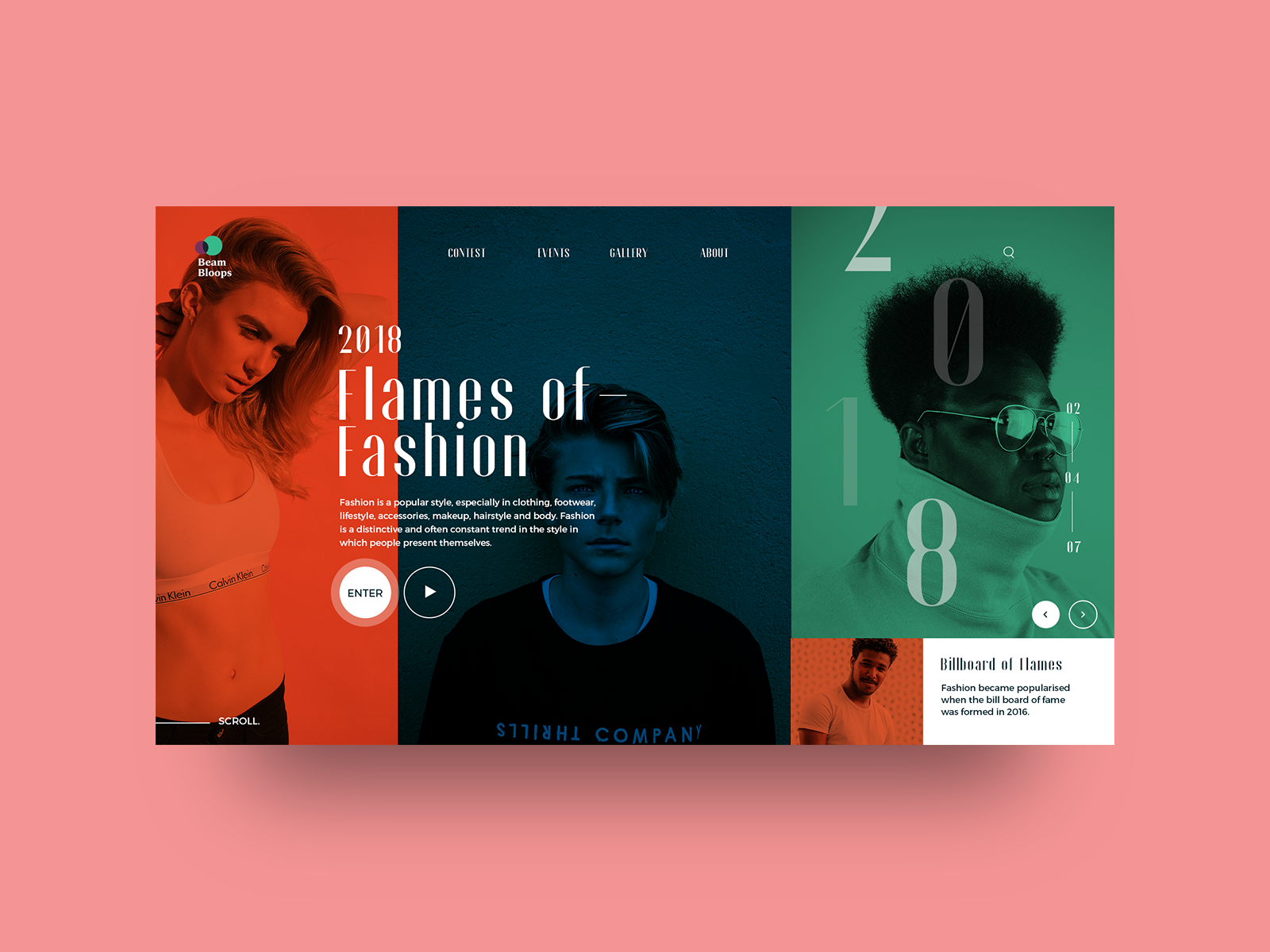 Fashion Website by alaisahabim on Dribbble