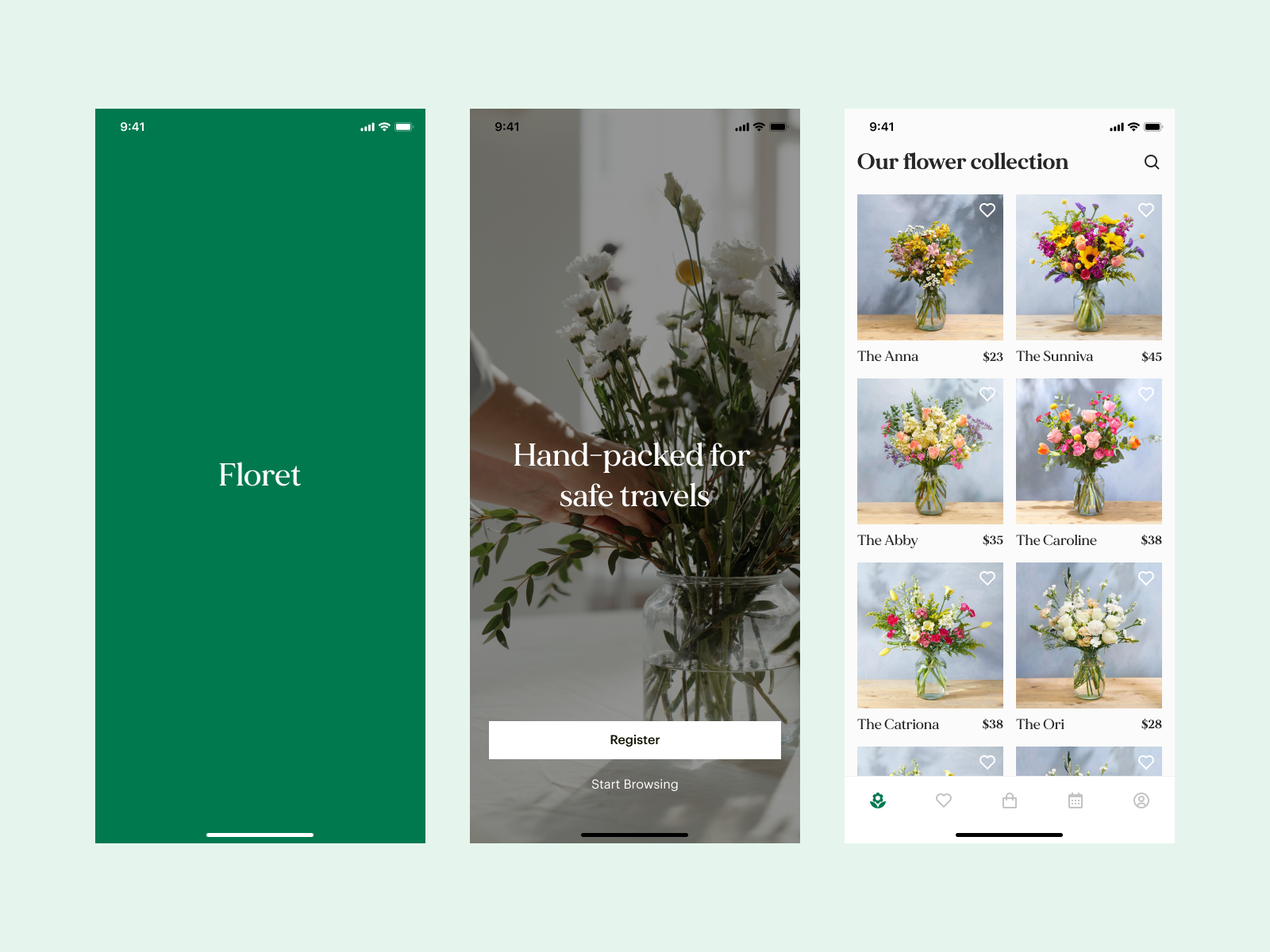 Floret - Flower Shopping App UI Design by Abir Mahmood 💎 on Dribbble