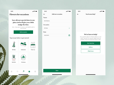 Floret - Flower Shopping App UI Design