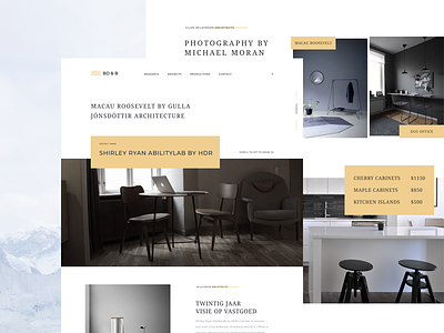 Furniture Landing Page UI Design