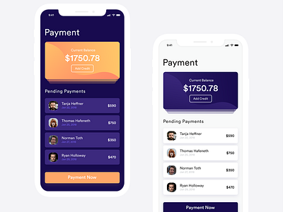 Payment App Concept Design