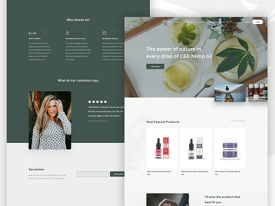 Natural Oil Website Design by Abir Mahmood 💎 on Dribbble