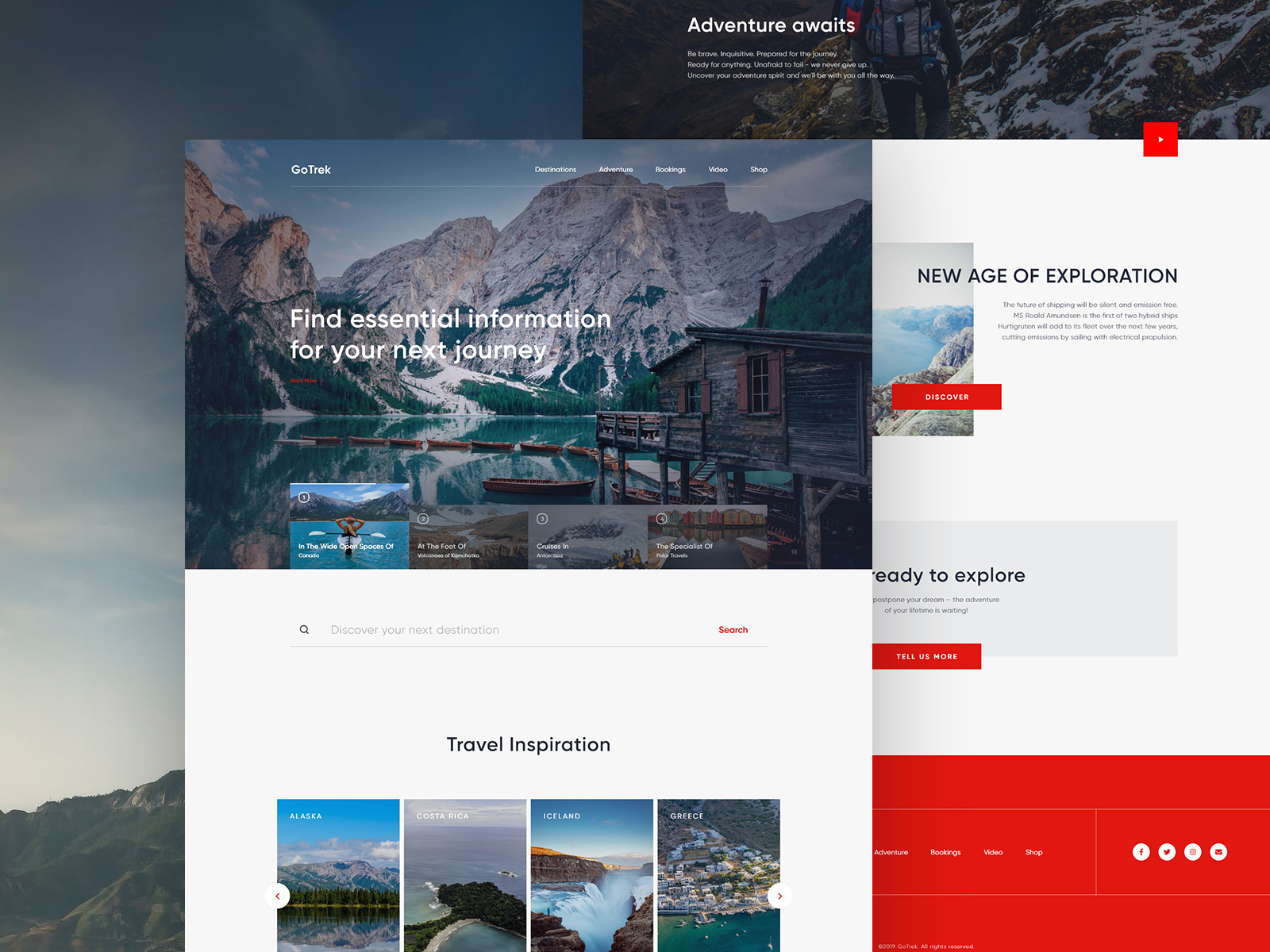 Travel Landing Page Design by Abir Mahmood 💎 on Dribbble