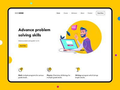 Education Landing Page Design