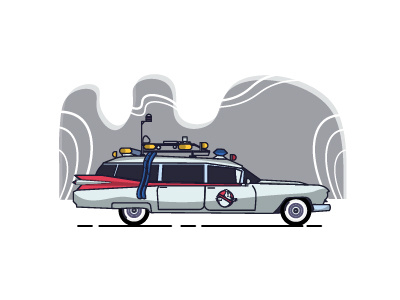 ECTO-1 car ghostbusters