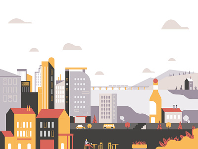 City building city house illustration