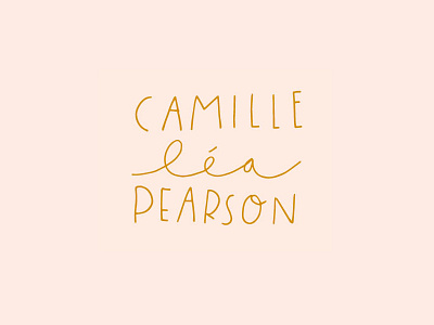 Camille Léa Pearson branding logo