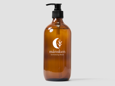 Mansken - Harmonising Blends branding cosmetic logo design moon organic packaging visual identity