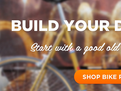 Bike Shop Homepage ecommerce interface ui