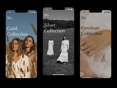 WOLF CIRCUS | #3 app branding design ecommerce editorial fashion graphic design instagram marketing minimal mobile story ui
