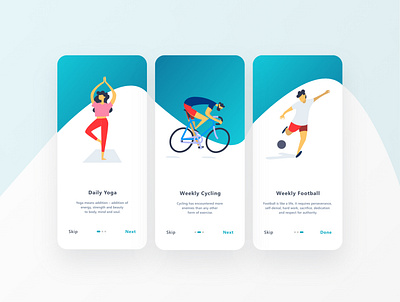 Onboarding Screen app branding design illustration illustrator logo ui ux web website