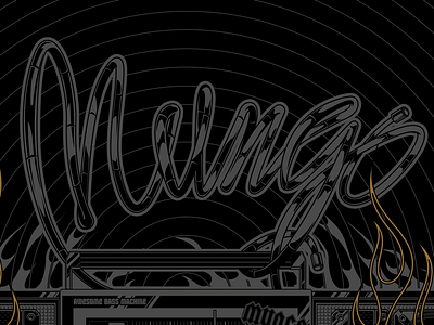 Mungo type branding mungo typography vector