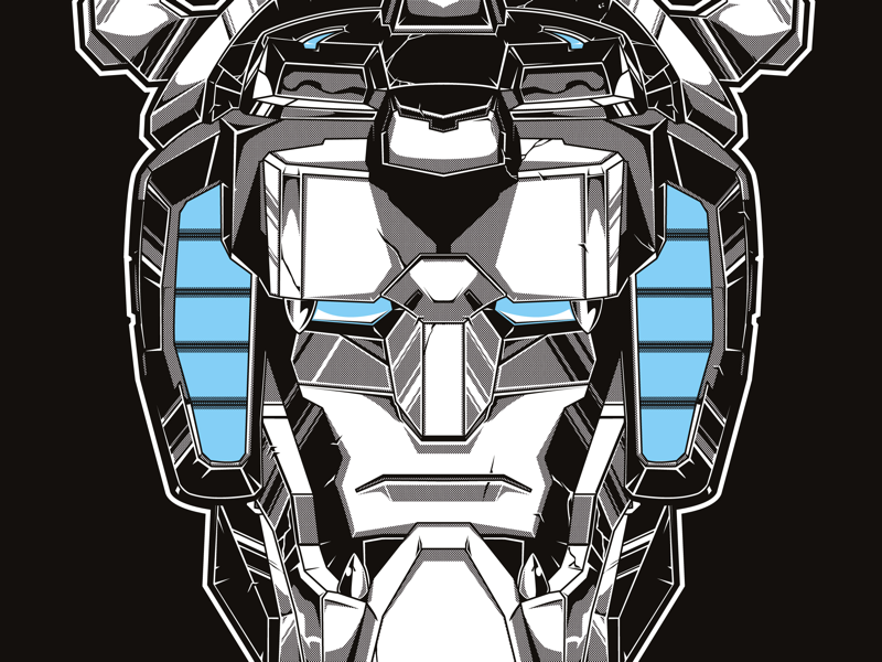 Voltron limited colour practice illustration vector one night project netflix voltron tribute