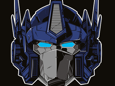 Optimus prime autobot illustration optimus prime transformers vector