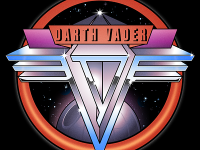 Van Vader or Darth Halen darth vader mashup star wars tshirts van halen vector