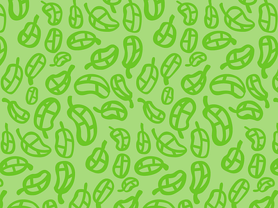 Leaves Pattern botanic cisapaper green identity illustration leaves minimal nature pattern texture