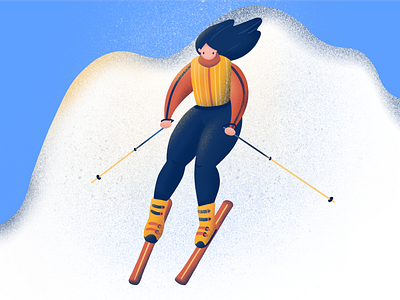 Skis Illustration