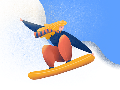Snowboard Illustration