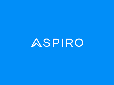 Aspiro Logo aspiro branding icon design logo design minimal brand minimal branding minimal logo minimalistic logo