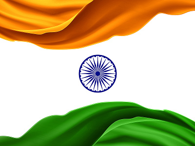 Tiranga (India Flag) Wallpaper - Art Work illustration independence day india india flag indian wallpaper design