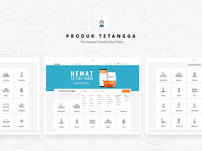 Produk Tetangga e commerce nearest store uiux web