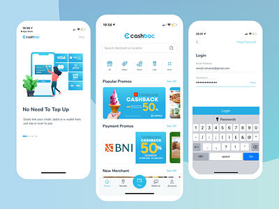 New Homepage Cashbac 1.0 app design e money fintech illustration mobileapp ui uiux ux