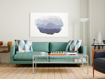 Simple living room concept 3d design 3ds max cool color corona creative design livingroom
