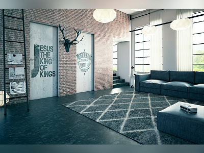 Creativelivingroom 3d design 3ds max cool color creative interior vray