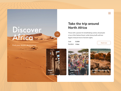 Discover Africa Concept