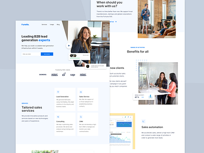 Funello landing page