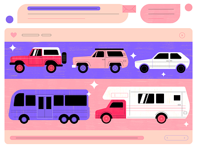 Auto blog 🚘 car character design flat graphic icon illustration inspiration mytsak ui vector